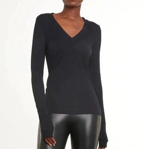 Commando Butter Long Sleeve V Neck